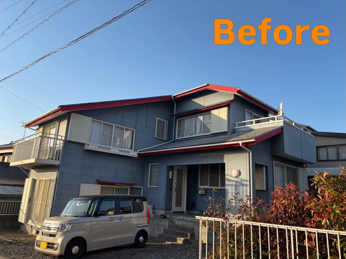 安城市 H様邸の塗装施工写真1